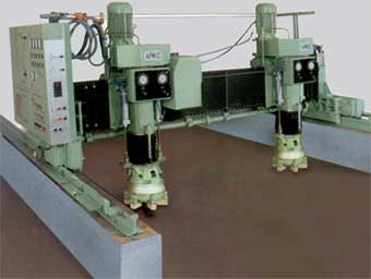 Bridge polishing machines